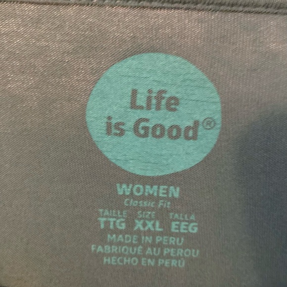 Life Is Good, Namaste, long sleeved, V-neck women’s top size XXL- women’s - Picture 4 of 6